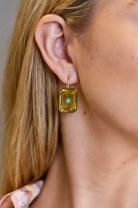 LIZZIE FORTUNATO Tile Earrings