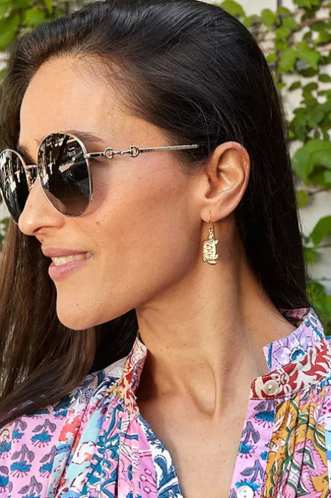 AURELIE BIDERMANN Turtle Charm Earring