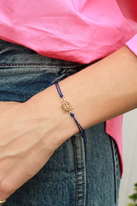 YVONNE LEON Turtle Cord Bracelet