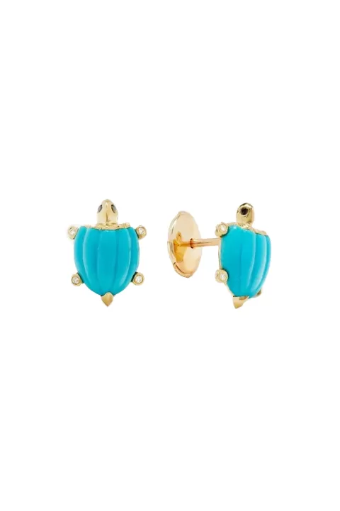 YVONNE LEON Turtle Earrings