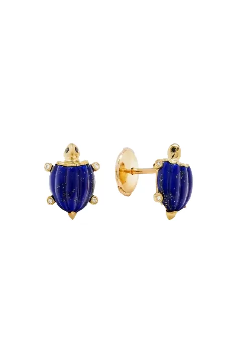 YVONNE LEON Turtle Earrings