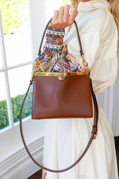 ETRO Vela Mini Leather Shoulder Bag